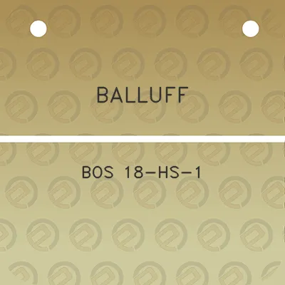 balluff-bos-18-hs-1