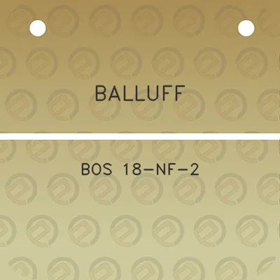 balluff-bos-18-nf-2