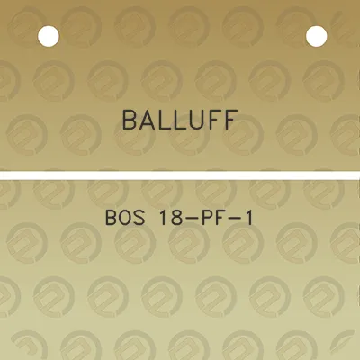 balluff-bos-18-pf-1