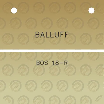 balluff-bos-18-r