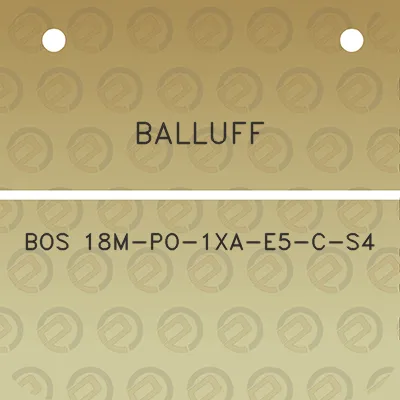 balluff-bos-18m-po-1xa-e5-c-s4