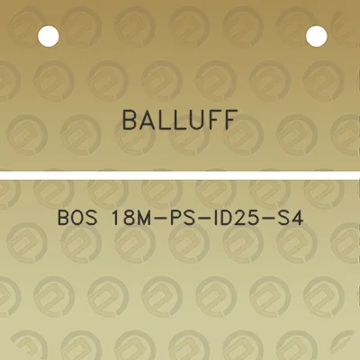 balluff-bos-18m-ps-id25-s4