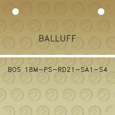 balluff-bos-18m-ps-rd21-sa1-s4