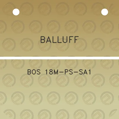 balluff-bos-18m-ps-sa1