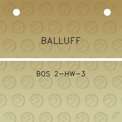 balluff-bos-2-hw-3