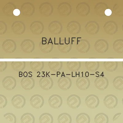 balluff-bos-23k-pa-lh10-s4