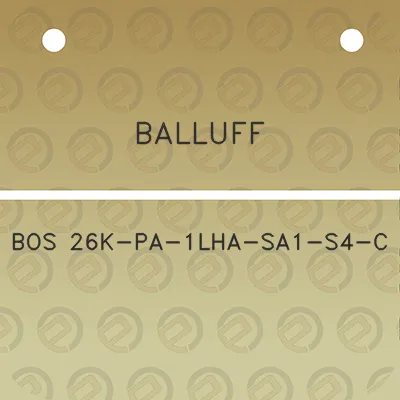 balluff-bos-26k-pa-1lha-sa1-s4-c