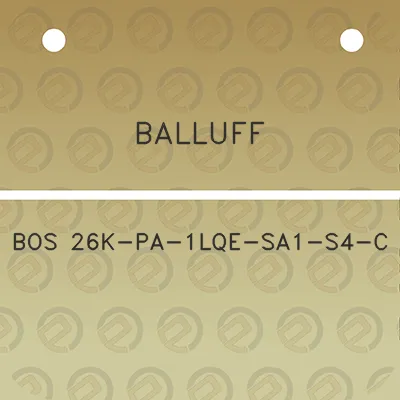 balluff-bos-26k-pa-1lqe-sa1-s4-c