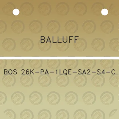 balluff-bos-26k-pa-1lqe-sa2-s4-c