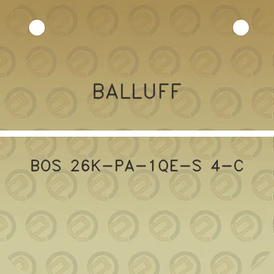 balluff-bos-26k-pa-1qe-s-4-c