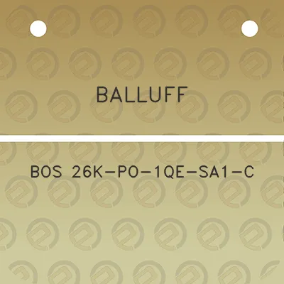 balluff-bos-26k-po-1qe-sa1-c