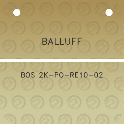 balluff-bos-2k-po-re10-02