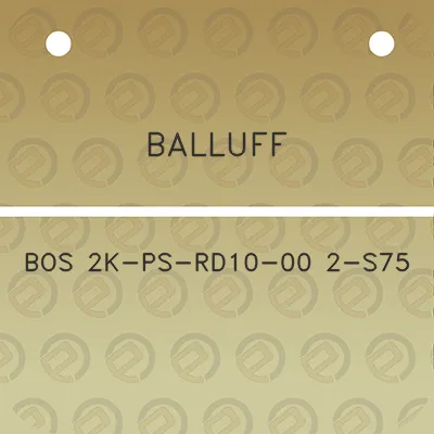 balluff-bos-2k-ps-rd10-00-2-s75