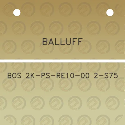 balluff-bos-2k-ps-re10-00-2-s75