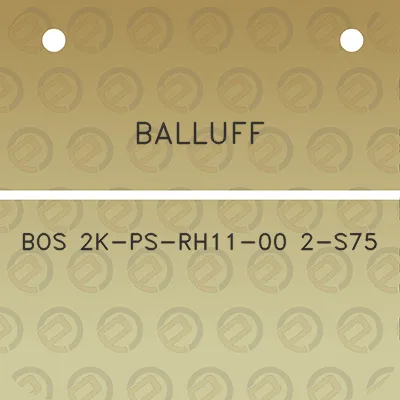 balluff-bos-2k-ps-rh11-00-2-s75