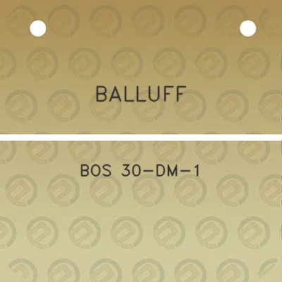 balluff-bos-30-dm-1