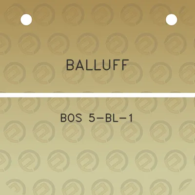 balluff-bos-5-bl-1