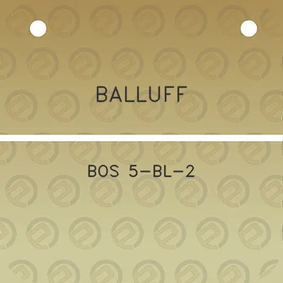 balluff-bos-5-bl-2