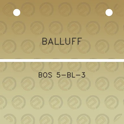 balluff-bos-5-bl-3