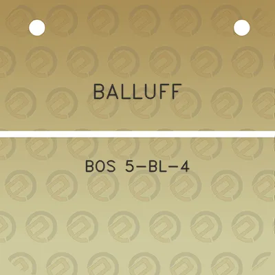 balluff-bos-5-bl-4