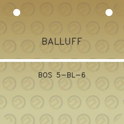 balluff-bos-5-bl-6