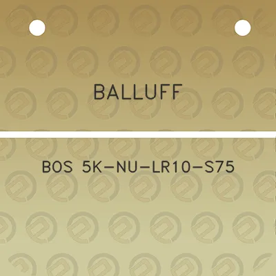 balluff-bos-5k-nu-lr10-s75