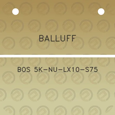 balluff-bos-5k-nu-lx10-s75