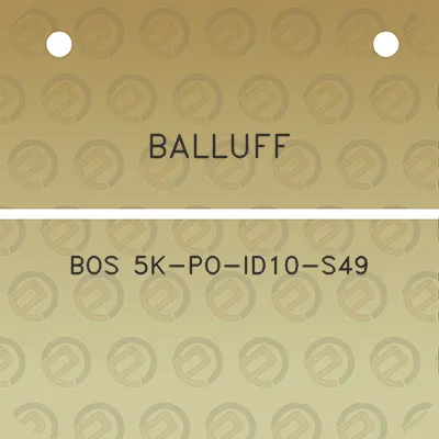 balluff-bos-5k-po-id10-s49