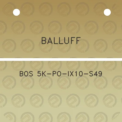 balluff-bos-5k-po-ix10-s49