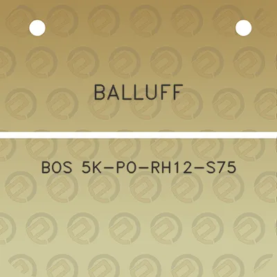 balluff-bos-5k-po-rh12-s75