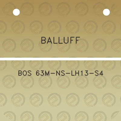 balluff-bos-63m-ns-lh13-s4