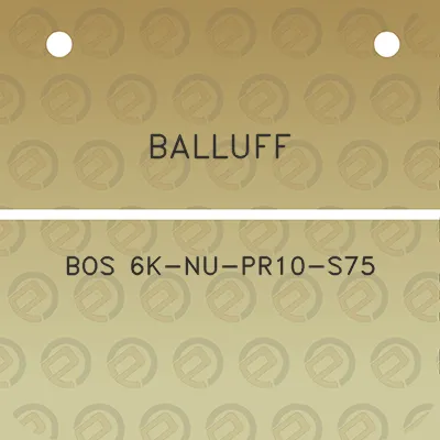 balluff-bos-6k-nu-pr10-s75