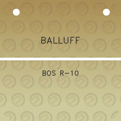 balluff-bos-r-10