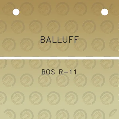 balluff-bos-r-11