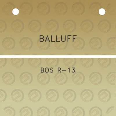 balluff-bos-r-13