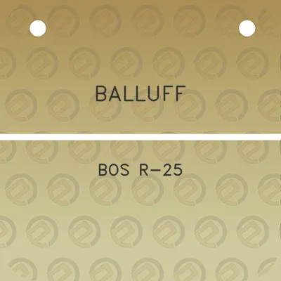 balluff-bos-r-25