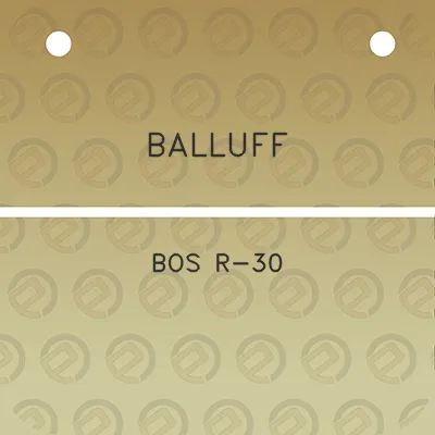 balluff-bos-r-30