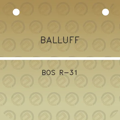 balluff-bos-r-31