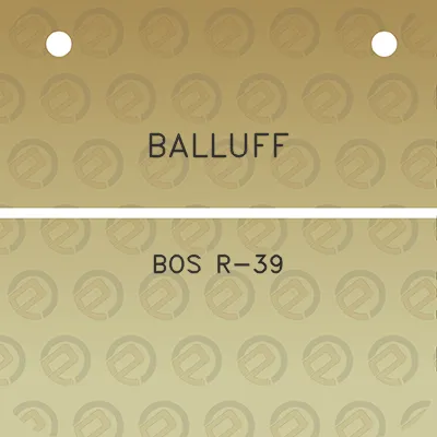 balluff-bos-r-39