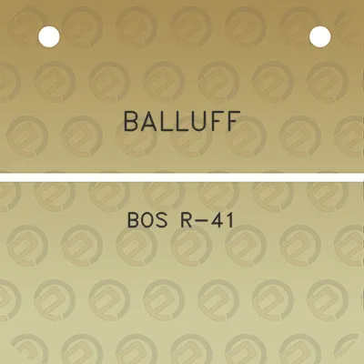 balluff-bos-r-41