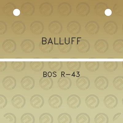 balluff-bos-r-43