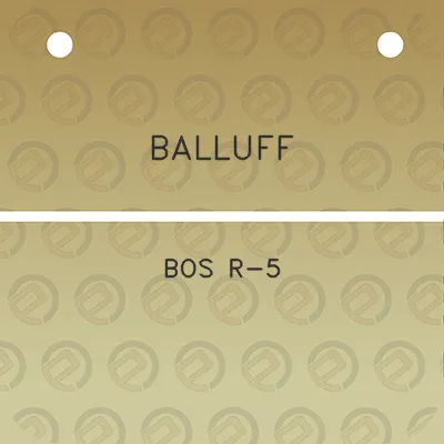 balluff-bos-r-5