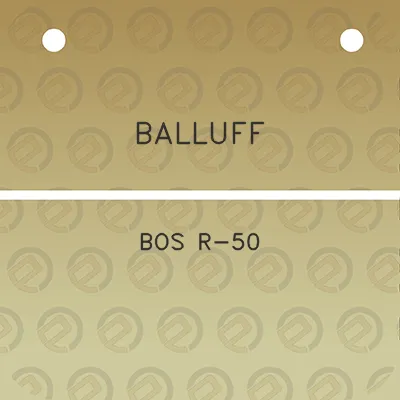 balluff-bos-r-50