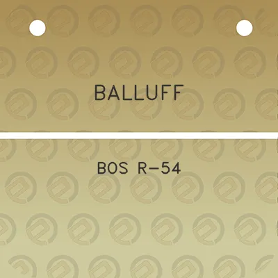 balluff-bos-r-54