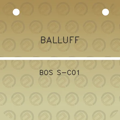 balluff-bos-s-c01