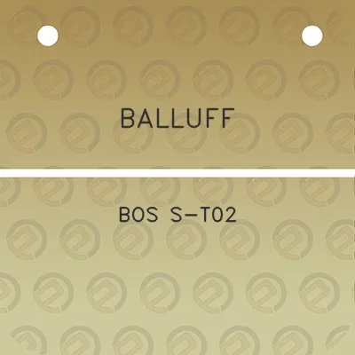 balluff-bos-s-t02