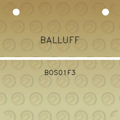 balluff-bos01f3