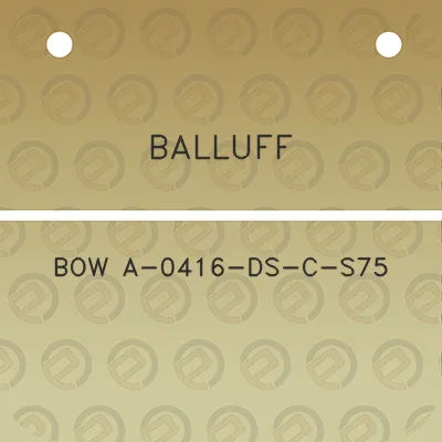 balluff-bow-a-0416-ds-c-s75