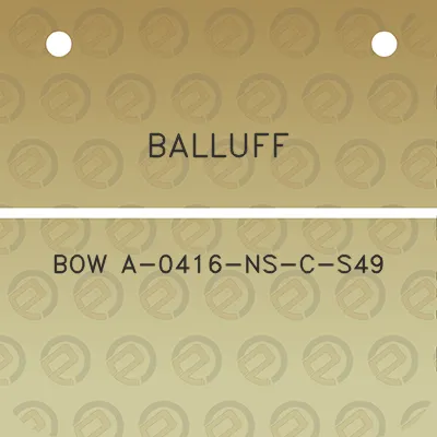 balluff-bow-a-0416-ns-c-s49