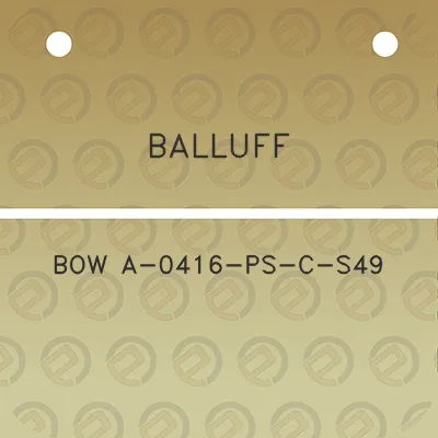 balluff-bow-a-0416-ps-c-s49